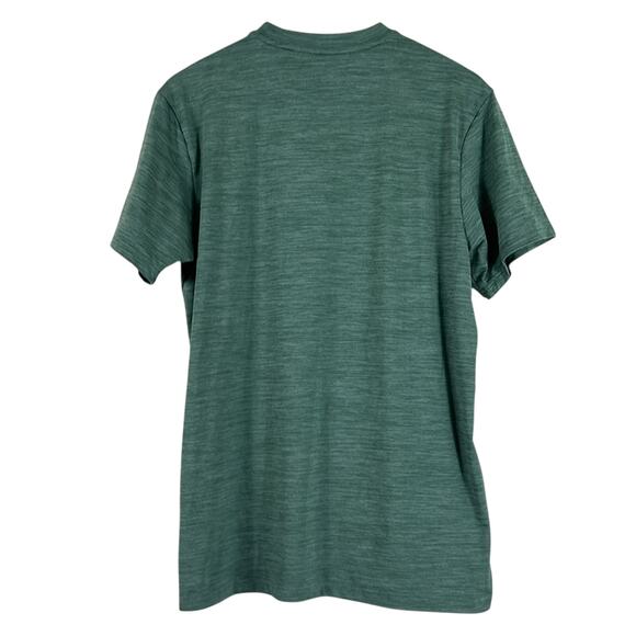 Puma T-Shirt Mens M Heather Green Lightweight Athleisure Minimalist Casual - Picture 5 of 7